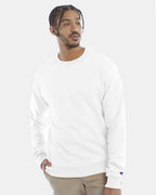 Champion S600, Unisex Powerblend Crewneck Sweatshirt, White