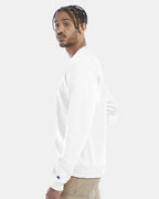 Champion S600, Unisex Powerblend Crewneck Sweatshirt, White