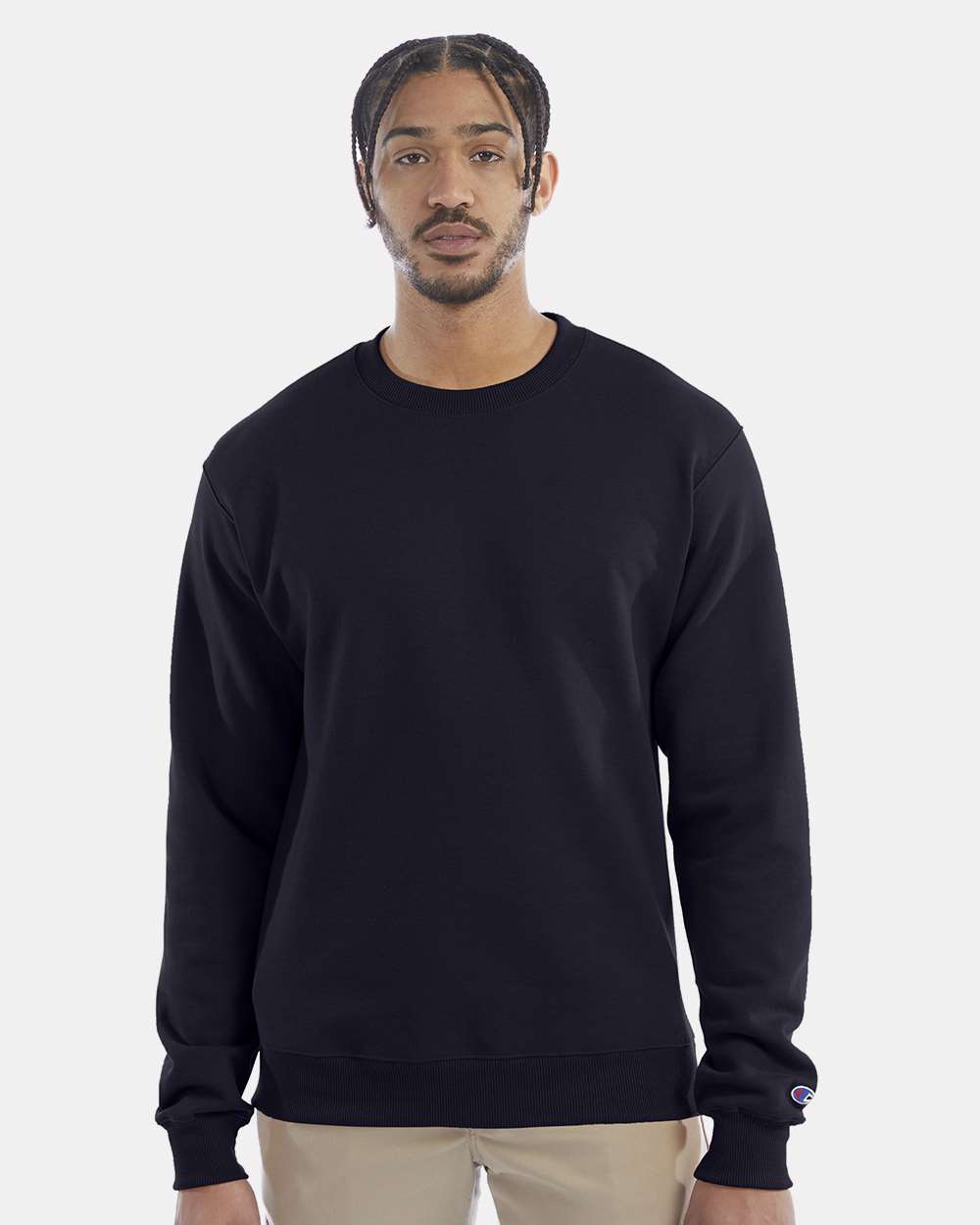 Champion S600, Unisex Powerblend Crewneck Sweatshirt, Navy