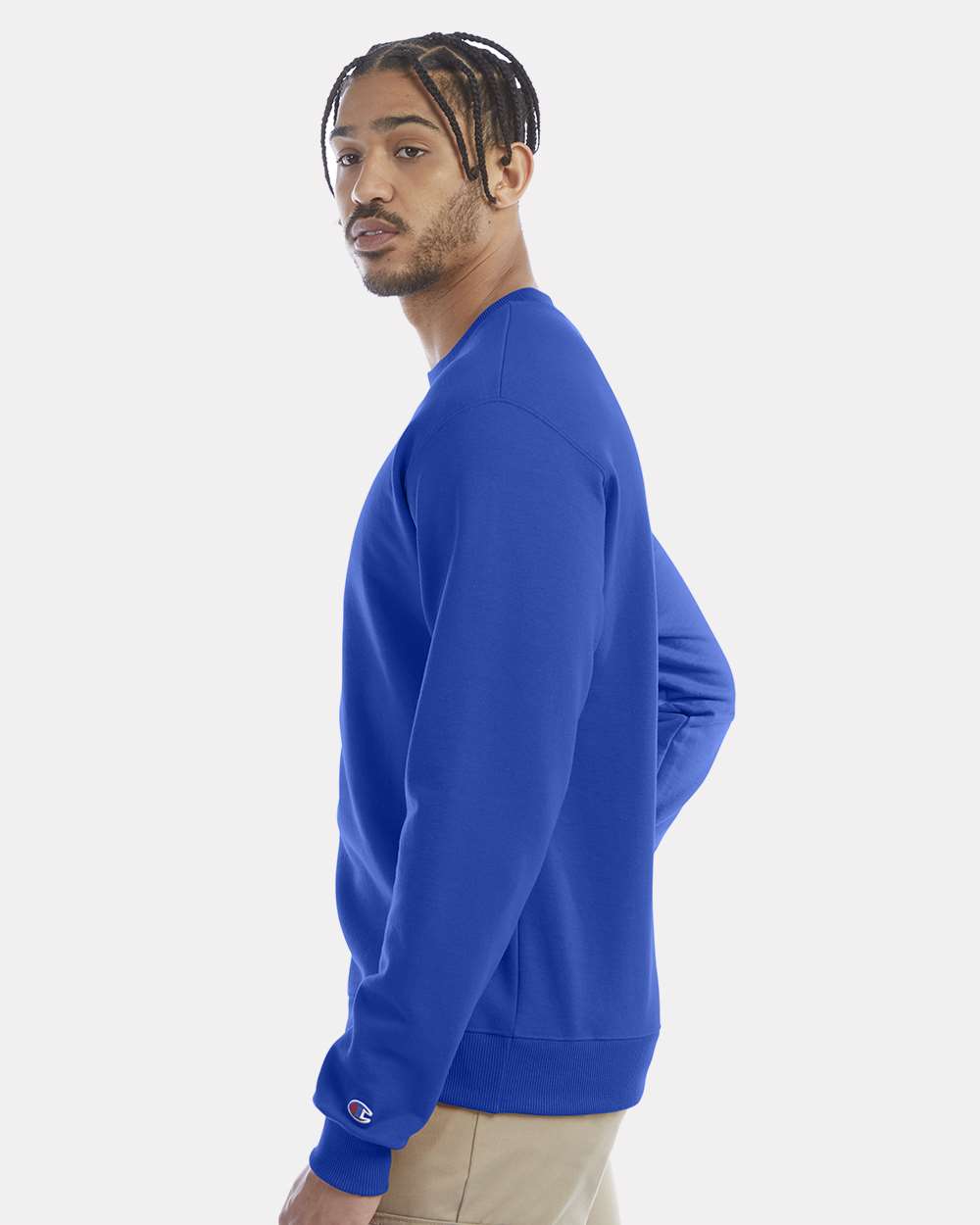 Champion S600, Unisex Powerblend Crewneck Sweatshirt, Royal Blue