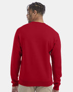 Champion S600, Unisex Powerblend Crewneck Sweatshirt, Scarlet