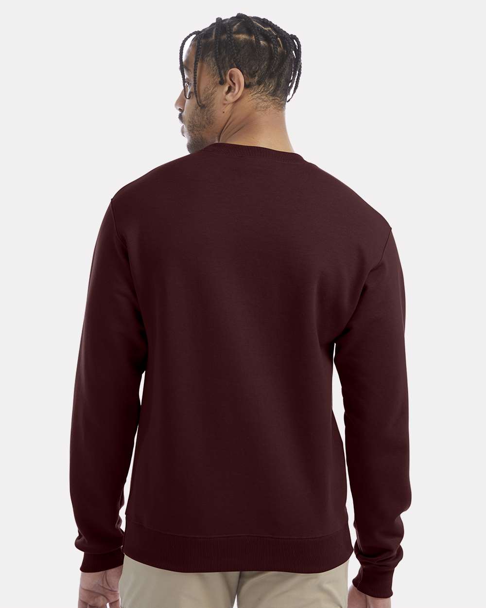 Champion S600, Unisex Powerblend Crewneck Sweatshirt, Maroon