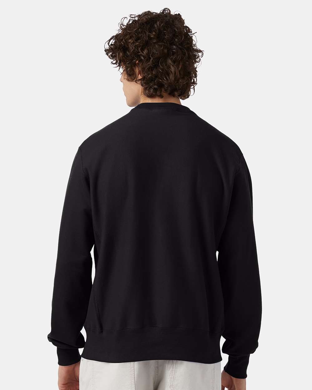 Champion S149, Unisex Reverse Weave Crewneck Sweatshirt, Black