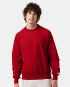 Champion S149, Unisex Reverse Weave Crewneck Sweatshirt, Scarlet