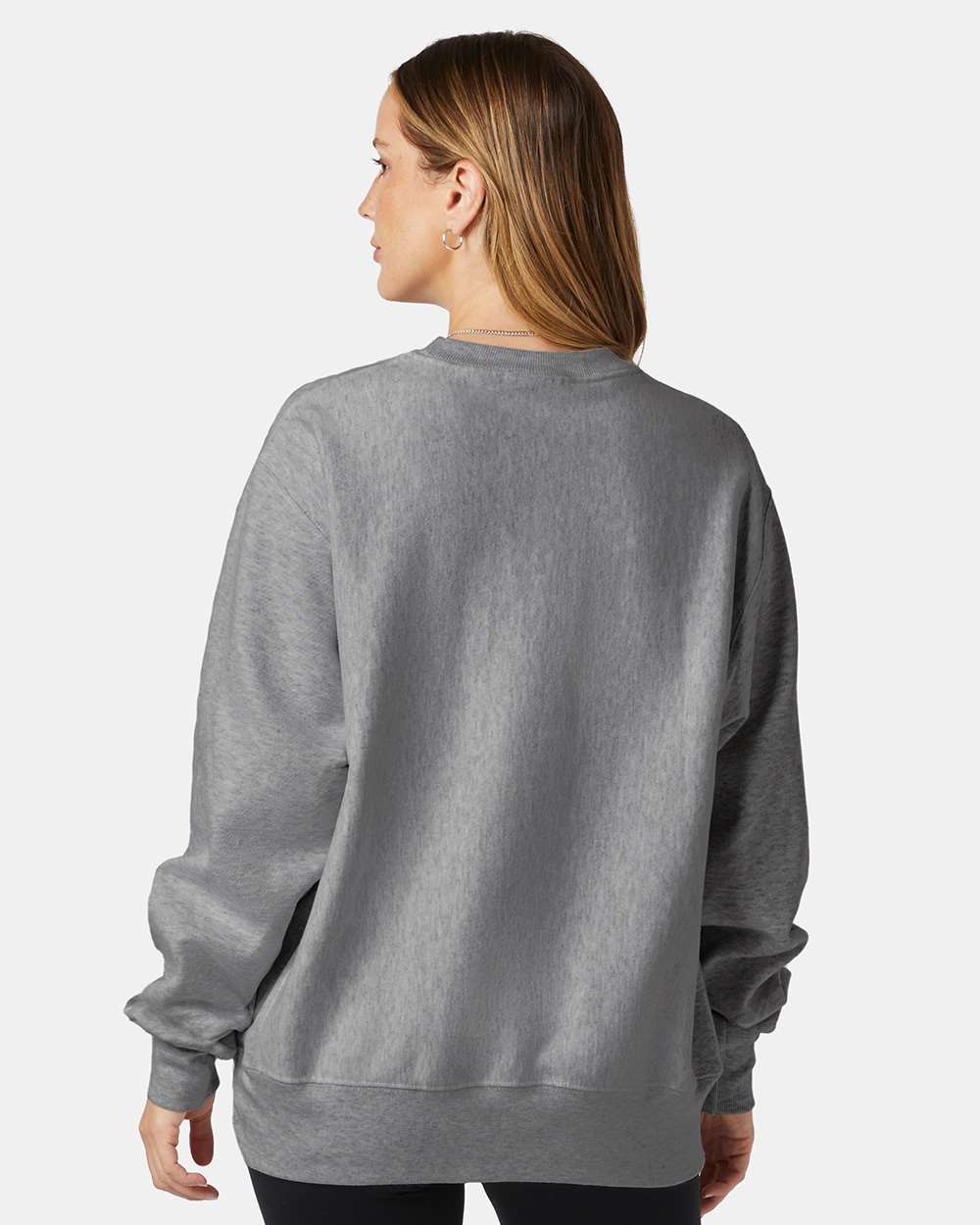 Champion S149, Unisex Reverse Weave Crewneck Sweatshirt, Oxford Grey