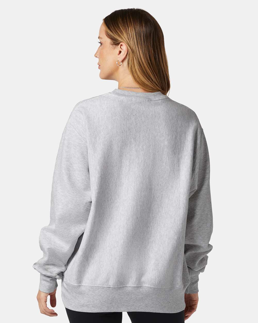 Champion S149, Unisex Reverse Weave Crewneck Sweatshirt, Silver Grey
