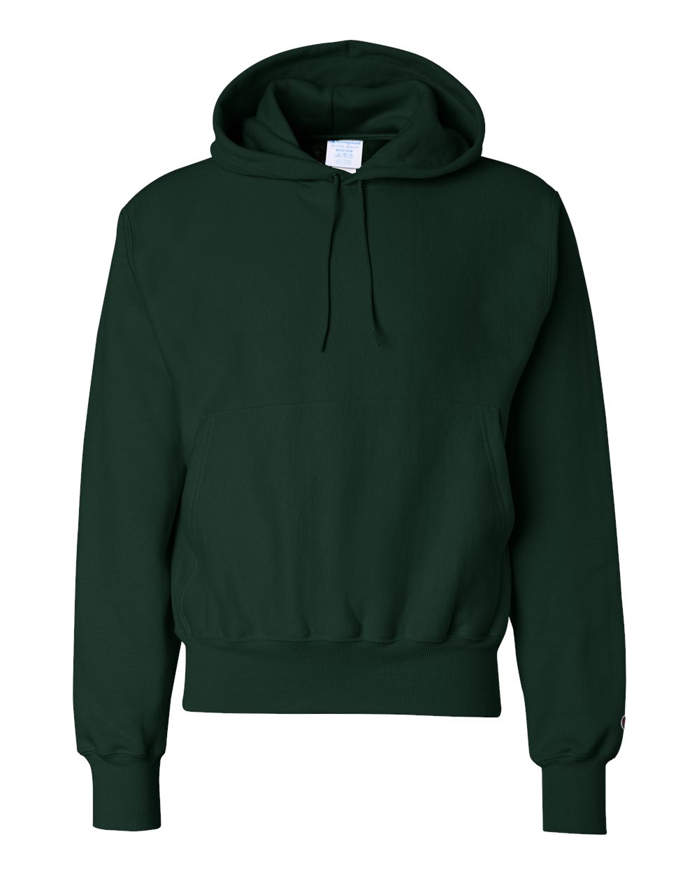 Champion S101, Unisex Reverse Weave Hooded Sweatshirt, Dark Green