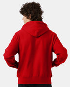 Champion S101, Unisex Reverse Weave Hooded Sweatshirt, Scarlet