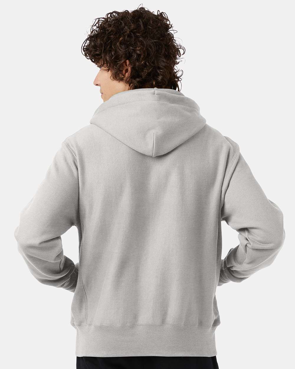 Champion S101, Unisex Reverse Weave Hooded Sweatshirt, Silver Grey