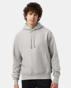 Champion S101, Unisex Reverse Weave Hooded Sweatshirt, Silver Grey