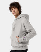 Champion S101, Unisex Reverse Weave Hooded Sweatshirt, Silver Grey