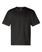 Champion T105, Unisex Heritage Jersey T-shirt, Black