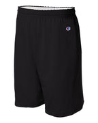 Champion 8187, Unisex Cotton Gym Shorts, Black
