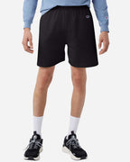 Champion 8187, Unisex Cotton Gym Shorts, Black
