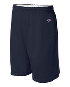 Champion 8187, Unisex Cotton Gym Shorts, Navy