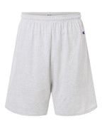 Champion 8187, Unisex Cotton Gym Shorts, Silver Grey