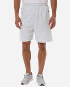 Champion 8187, Unisex Cotton Gym Shorts, Silver Grey
