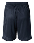 Champion S162, Unisex 9" Mesh Shorts With Pockets, Navy