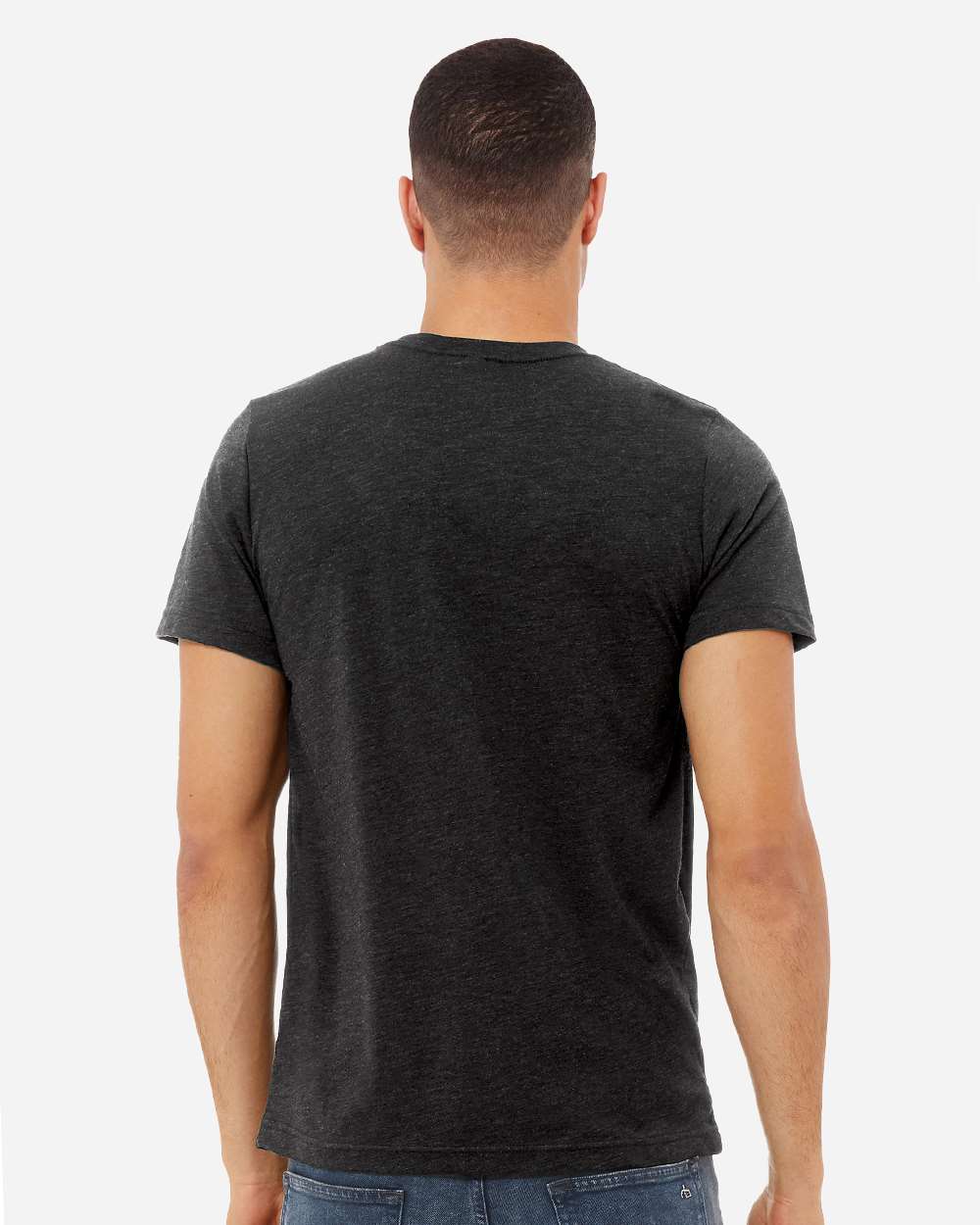 BELLA + CANVAS 3413, T-Shirts - Premium, Charcoal Black Triblend