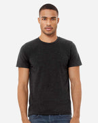 BELLA + CANVAS 3413, T-Shirts - Premium, Charcoal Black Triblend