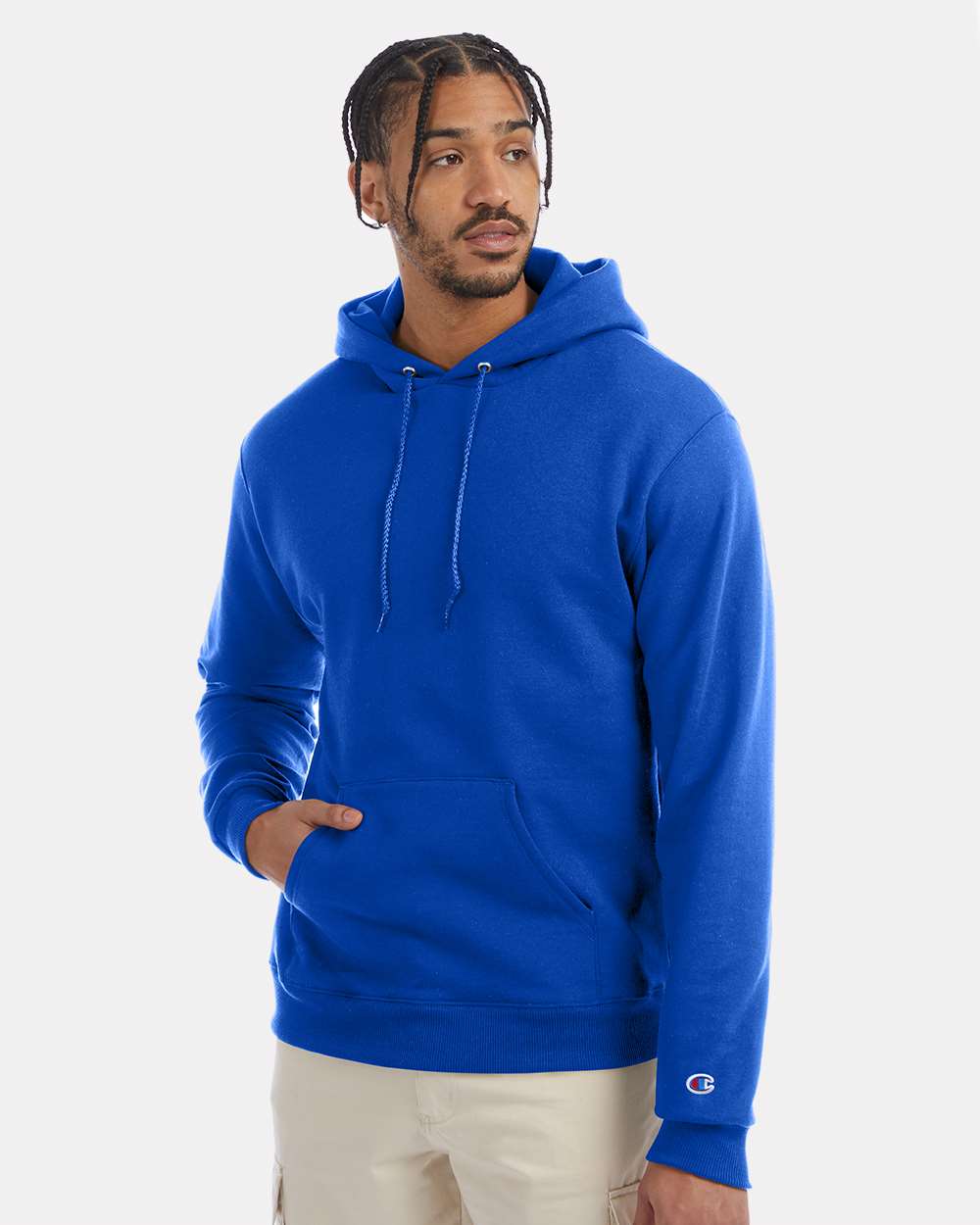 Champion S700, Unisex Powerblend Hooded Sweatshirt, Royal Blue