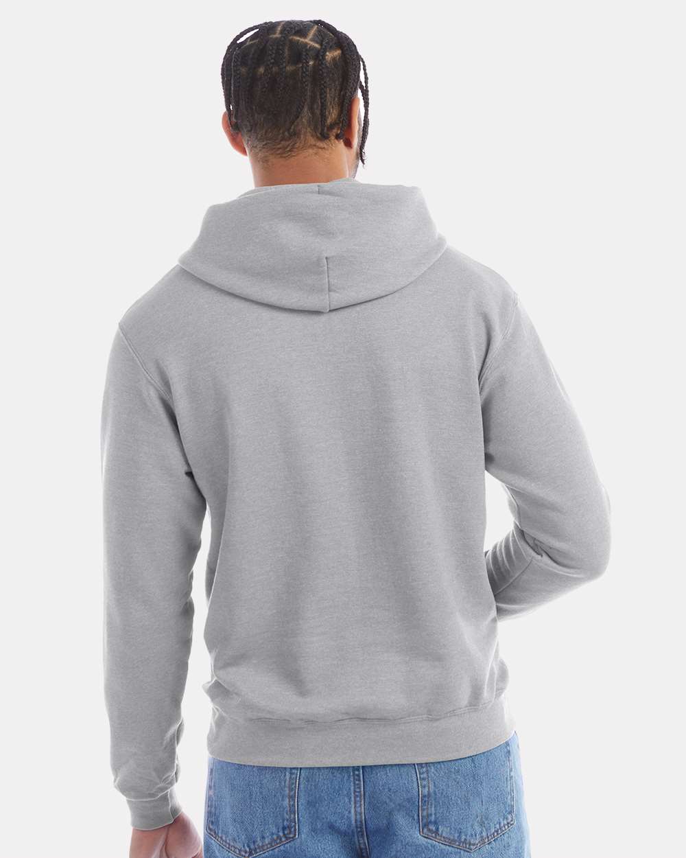 Champion S700, Unisex Powerblend Hooded Sweatshirt, Light Steel