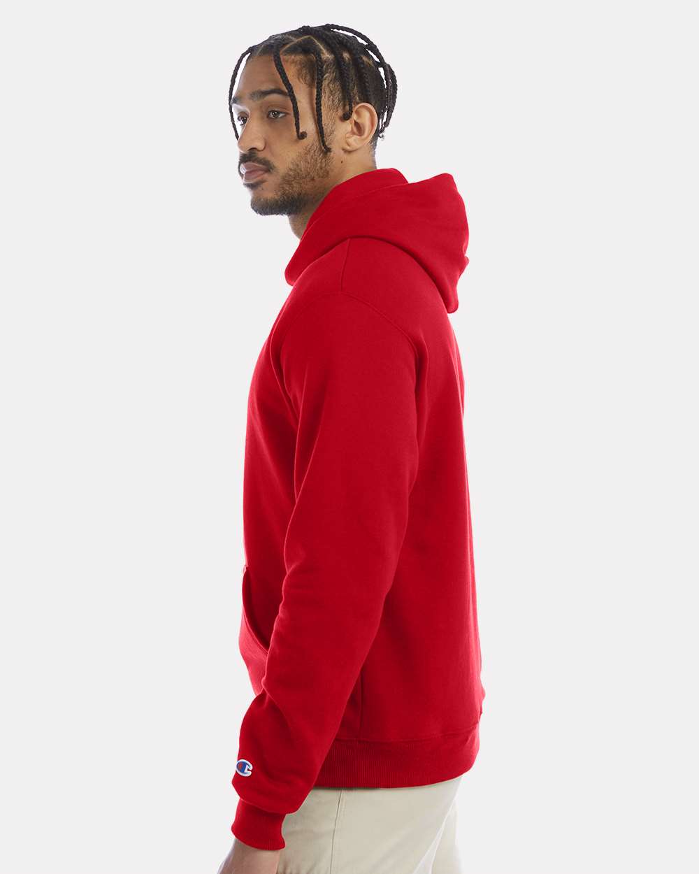 Champion S700, Unisex Powerblend Hooded Sweatshirt, Scarlet
