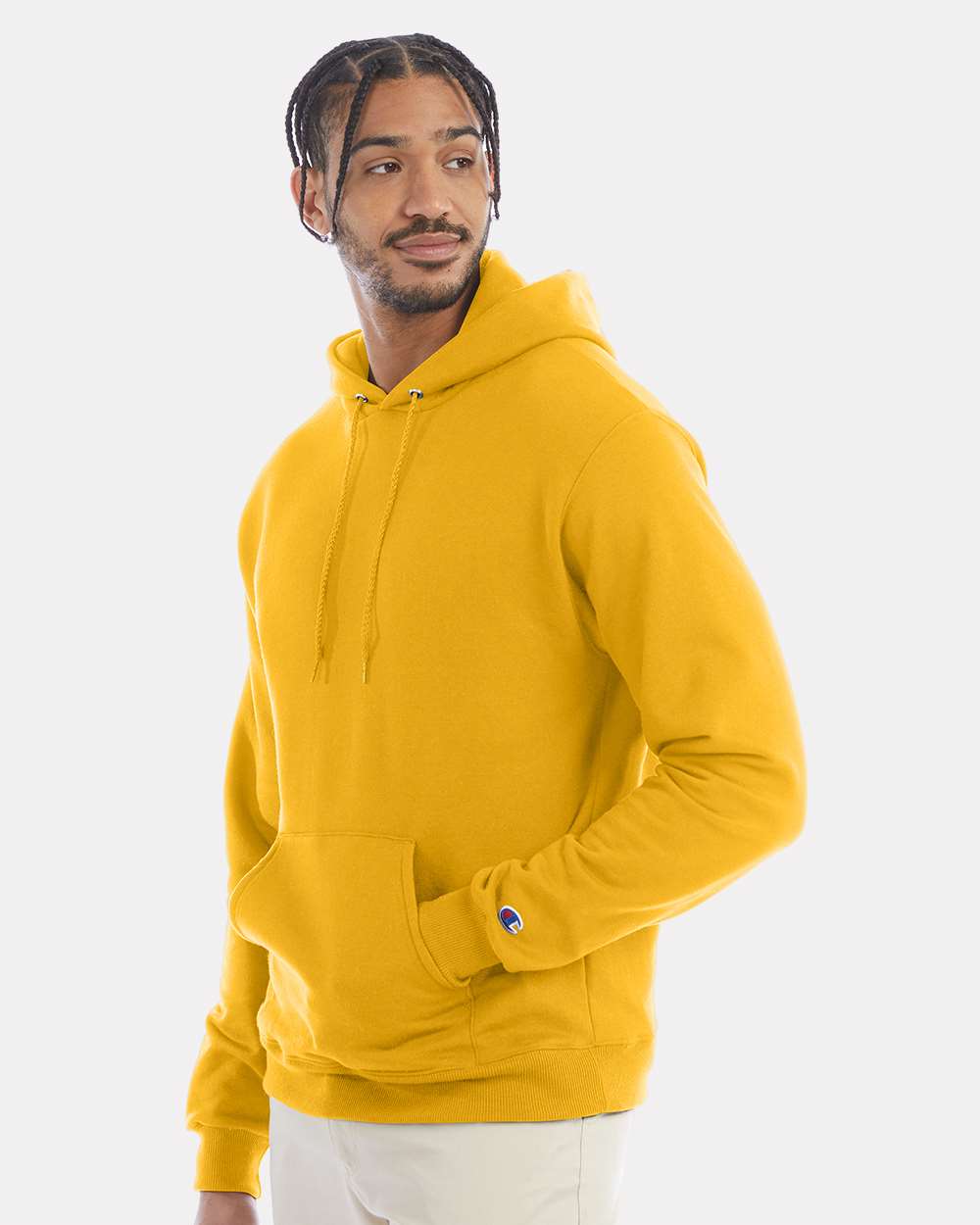 Champion S700, Unisex Powerblend Hooded Sweatshirt, Gold