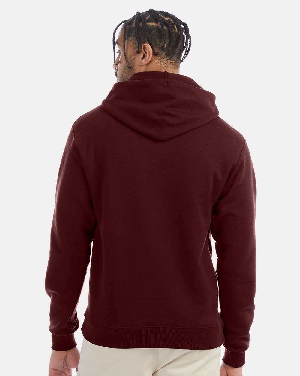 Champion S700, Unisex Powerblend Hooded Sweatshirt, Maroon