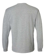 Gildan 8400, Unisex Dryblend 50/50 Long Sleeve T-shirt, Sport Grey
