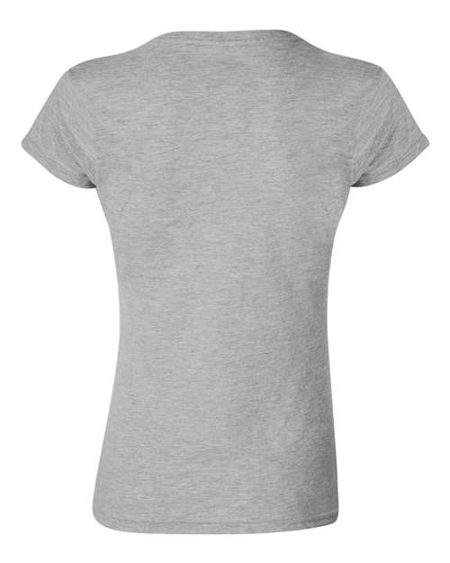 Gildan 64000L, Women's Softstyle T-shirt, Sport Grey