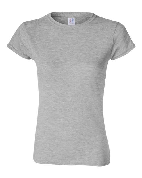 Gildan 809, 64000l Women's Softstyle T-shirt, Sport Grey