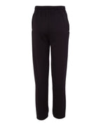 Champion P800, Unisex Powerblend Open-bottom Sweatpants With Pockets, Black