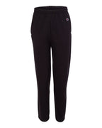 Champion P800, Unisex Powerblend Open-bottom Sweatpants With Pockets, Black