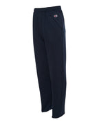 Champion P800, Unisex Powerblend Open-bottom Sweatpants With Pockets, Navy