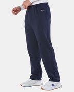 Champion P800, Unisex Powerblend Open-bottom Sweatpants With Pockets, Navy
