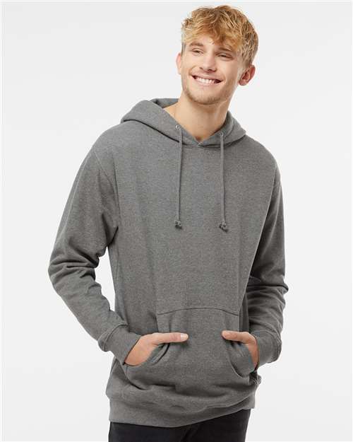 Independent Trading Co. IND4000, Unisex Heavyweight Hooded Sweatshirt, Gunmetal Heather