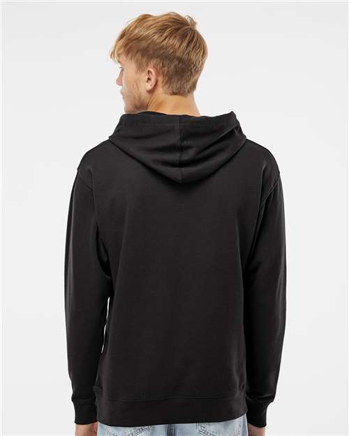 Independent Trading Co. SS4500, Unisex Midweight Hooded Sweatshirt, Black