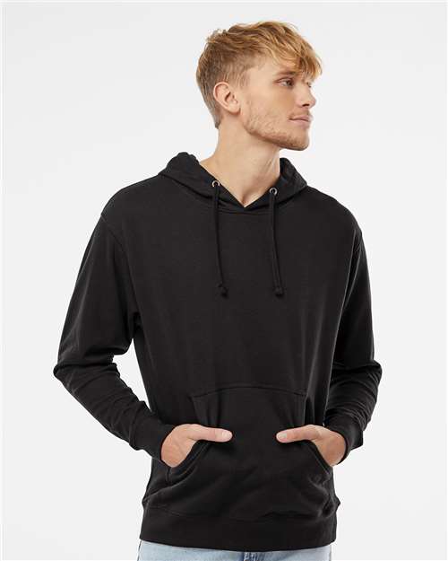 Independent Trading Co. SS4500, Unisex Midweight Hooded Sweatshirt, Black