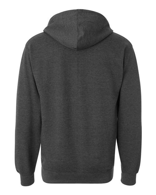 Independent Trading Co. SS4500, Unisex Midweight Hooded Sweatshirt, Charcoal Heather