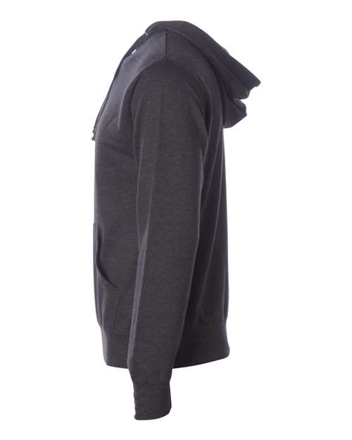 Independent Trading Co. SS4500, Unisex Midweight Hooded Sweatshirt, Charcoal Heather