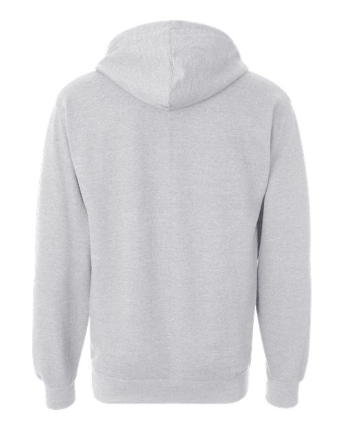 Independent Trading Co. SS4500, Unisex Midweight Hooded Sweatshirt, Grey Heather