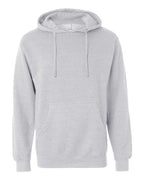 Independent Trading Co. SS4500, Unisex Midweight Hooded Sweatshirt, Grey Heather