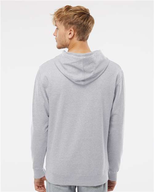 Independent Trading Co. SS4500, Unisex Midweight Hooded Sweatshirt, Grey Heather