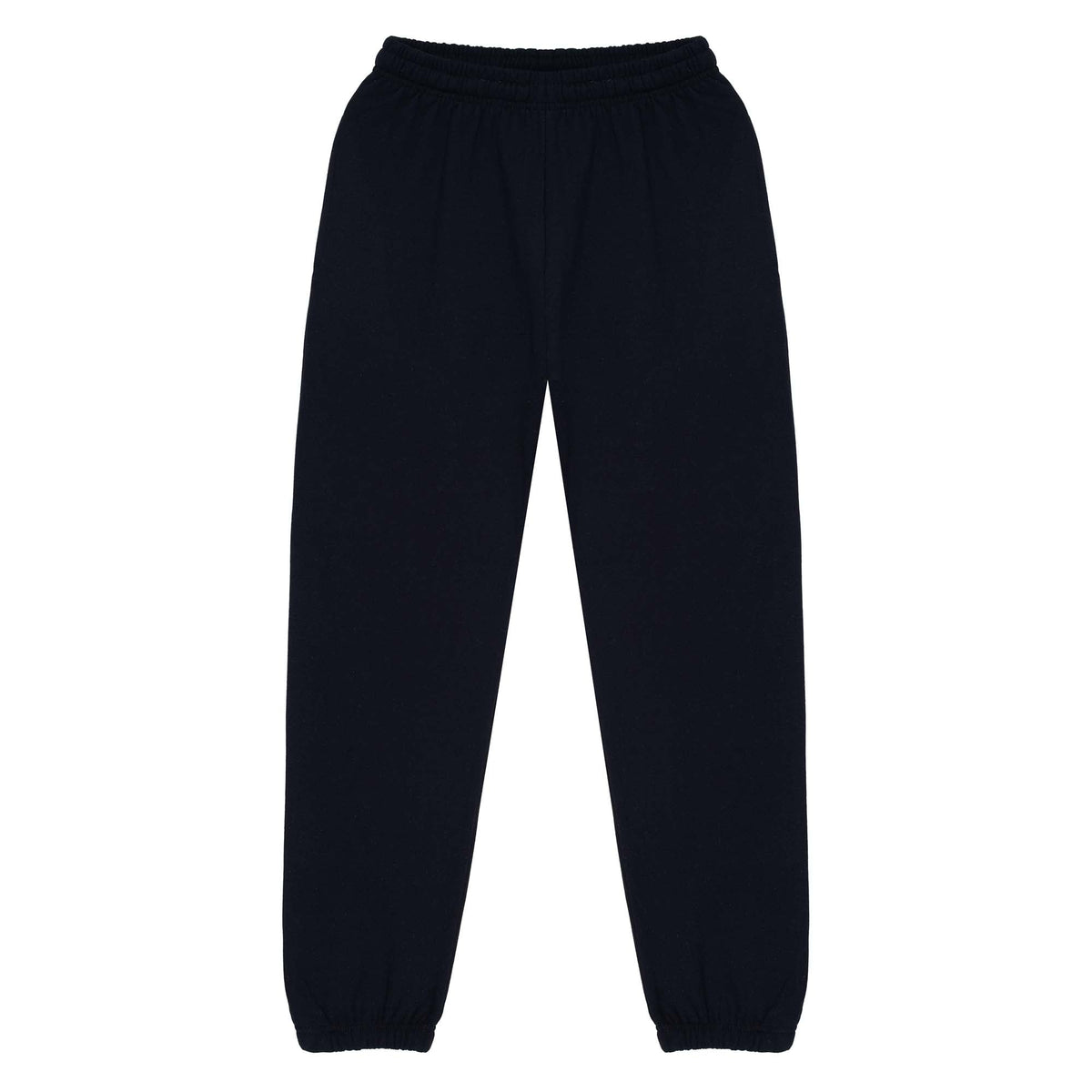 Milltex Sportswear 314, Unisex Midweight Promo Elastic Bottom Fleece Sweatpants, Black