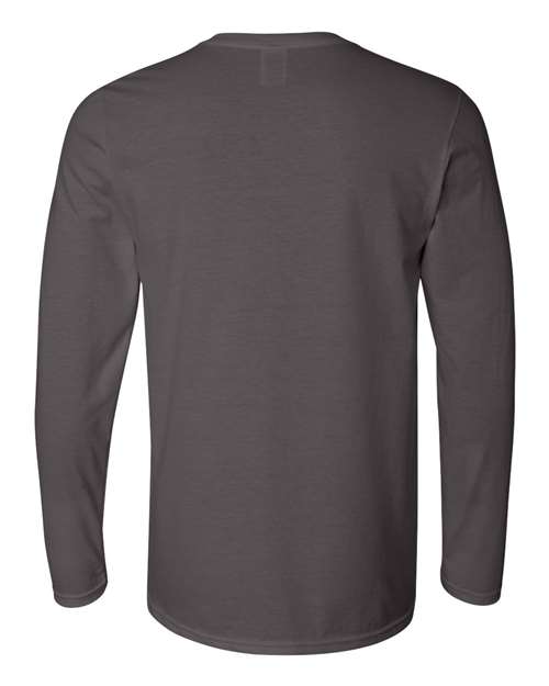 Gildan 1941, 64400 Unisex Softstyle Long Sleeve T-shirt, Charcoal