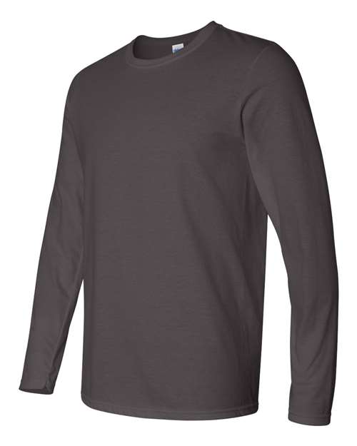 Gildan 1941, 64400 Unisex Softstyle Long Sleeve T-shirt, Charcoal