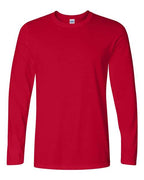 Gildan 1941, 64400 Unisex Softstyle Long Sleeve T-shirt, Cherry Red
