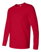 Gildan 1941, 64400 Unisex Softstyle Long Sleeve T-shirt, Cherry Red