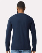 Gildan 64400, Unisex Softstyle Long Sleeve T-shirt, Navy